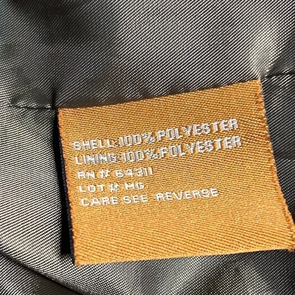 RFT RAINFOREST BLACK RAIN JACKET WITH ZIPPER FRONT - Picture 10 of 11